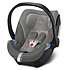 Poussette combinée Cybex Poussette Trio Balios S Lux Cadre Argent Nacelle S et Siège Auto Aton 5 - Soho Grey