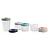 Vaisselle et couverts BÉABA Lot Intégral de 6 Portions Clip 90 150 et 250 ml - Multicolore