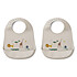 Liewood Lot de 2 Bavoirs Tilda - Safari Sandy Mix