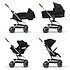Poussette compacte Cybex Poussette Compacte Eezy S Twist +2 Châssis Silver - Deep Black