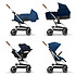 Poussette compacte Cybex Poussette Compacte Eezy S Twist +2 Châssis Silver - Navy Blue
