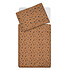 Jollein Housse de Couette et Taie Spot Caramel - 100 x 140 cm
