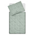 Jollein Housse de Couette et Taie Snake Ash Green - 100 x 140 cm