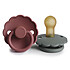 Acheter Frigg Lot de 2 Tétines Daisy Caoutchouc French Grey & Woodchuck - 0/6 Mois