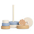 Avis Jollein Tour d'Empilage en Bois Coquillage - Bleu