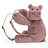 Bagagerie enfant Jellycat Sac à Dos Huggady Hippo