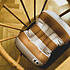 Chaise haute NOUI NOUI Coussin de Chaise Nomade - Stripes Nude Mustard