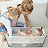 Acheter Stokke Bundle Baignoire Pliable Flexi Bath et Transat de Bain Flexi Bath - Bleu Transparent