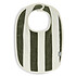 Bavoir Jollein Lot de 2 Bavoirs - Rayures Leaf Green