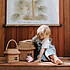 Bagagerie enfant Olli Ella Grand Panier Cabane en Rotin - Naturel