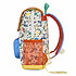 Bagagerie enfant Hello Hossy Sac à Dos 2/5 Ans - Chill