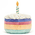 Avis Jellycat Amuseable Rainbow Birthday Cake