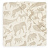 Jollein Drap Housse Berceau Animals Nougat - 40/50 x 80/90 cm