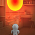 Lampe à poser MOB Projecteur Astrolight - Orange Coucher de Soleil