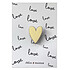 Atelier Wagram Pin's Carte Love - Vanille