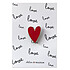 Atelier Wagram Pin's Carte Love - Rouge