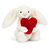 Jellycat Bashful Red Love Heart Bunny - Small