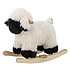 Bloomingville Mouton à Bascule - Noir et Blanc