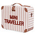 Avis Childhome Valise Mini Traveller - Rayures Nude Terracotta