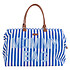 Childhome Mommy Bag Large - Rayures Bleu Electrique Bleu Clair