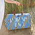 Childhome Mommy Bag Large - Rayures Bleu Electrique Bleu Clair Mommy Bag Large - Rayures Bleu Electrique Bleu Clair