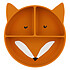 Trixie Baby Assiette en Silicone avec Ventouse - Mr. Fox