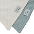 Avis Jollein Lot de 2 Bavoirs Bandana Velvet Rib - Sea Green & Ivory