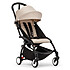 Stokke Poussette YOYO³ 6+ x Bonpoint Chassis Noir - Beige