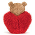 Peluche Jellycat Bartholomew Bear Heartthrob