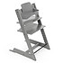 Stokke Chaise Haute Tripp Trapp avec Baby Set - Gris Tempête