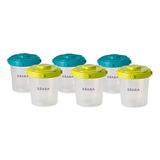 Achat Vaisselle & Couvert Lot de 6 Portions Clip 2ème Âge 200 ml - Neon