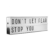 Achat Lampe à poser Lightbox A5 + 124 Lettres et Symboles