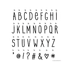 Achat Lampe à poser Set de Lettres Manuscrites pour Lightbox