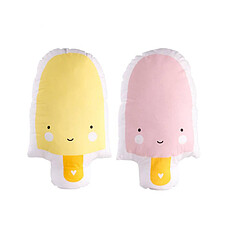 Achat Coussin Coussin Glace Recto/Verso - Rose/Jaune