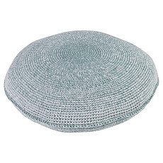 Achat Coussin Coussin en Crochet - Bleu gris