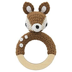 Achat Hochet Hochet Biche avec Anneau en Bois