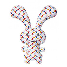 Achat Hochet Funny Bunny Doudou Hochet "T" Multicolore 24 cm