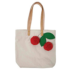 Achat Bagagerie enfant Tote Bag Pompon Cerise