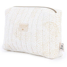 Achat Trousse Trousse de Toilette Travel - Gold Bubble & White