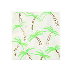 Achat Anniversaire & Fête Petites Serviettes de Table Palmier