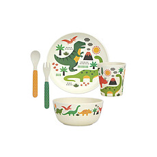 Achat Coffret repas Coffret Repas en Bambou - Dino