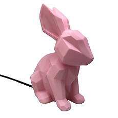 Achat Lampe à poser Lampe Lapin Rose - 18.5 x 23 cm