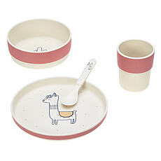 Achat Coffret repas Coffret Repas Glama - Lama Corail