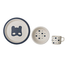Achat Coffret repas Set de Vaisselle 3 Pièces Bamboo - Super-Héros Bleu