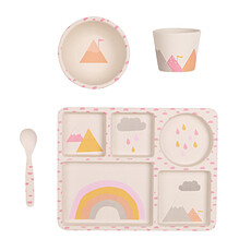 Achat Coffret repas Coffret de Vaisselle - Arc-en-Ciel