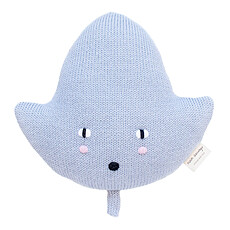 Achat Coussin Mini Coussin Feuille - Bleu