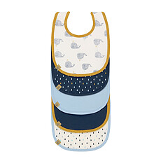 Achat Bavoir Lot de 5 Bavoirs Eponge Little Water - Baleine