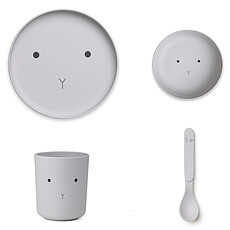 Achat Coffret repas Set de Vaisselle Rabbit - Dumbo Grey