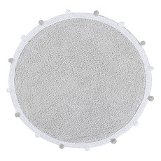 Achat Tapis Tapis Lavable Bubbly Gris - Ø 120 cm