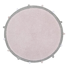 Achat Tapis Tapis Lavable Bubbly Rose - Ø 120 cm